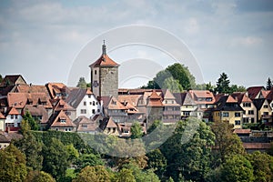 ROTHENBURG, GERMANY/EUROPE - SEPTEMBER 26 : View over the City o