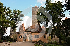 Rothenburg ob der Tauber, the castle gate 2