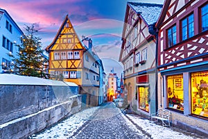 Rothenburg ob der Tauber, Christmas in Franconia, Germany photo