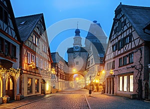 Rothenburg ob der Tauber at christmas time