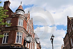 Rotherham town centre rooftops, in lockdown, in May 2020.