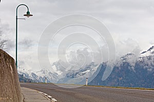 Rothorn from village St. Gerold