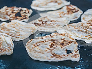 Roti Making, Indian traditional street food