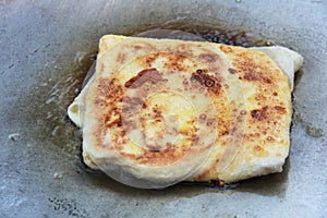 Roti on a pan photo