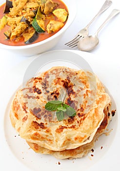 Roti Parata or Roti cana photo