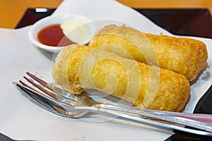 Roti roll with Cheese stuff