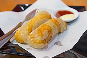 Roti roll with Cheese stuff
