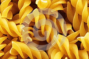 Rotini Pasta Close Up