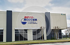 Roto-Rooter office exterior in Houston, TX.