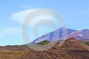 Rotor cloud around El Teide, Tenerife