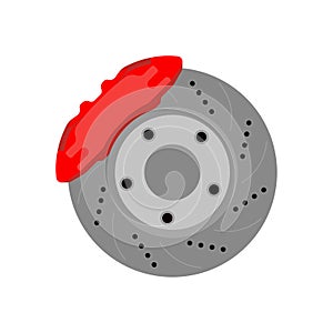 Rotor disc brake. Vehicle spare part