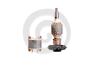 Rotor and stator - two parts of electric motor