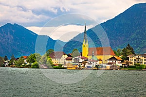 Rottach Egern on Tegernsee architecture and nature view