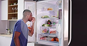 Rotten Food Bad Smell Or Stink In Refrigerator