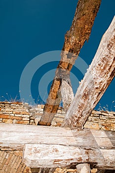 Rotten timbers - detail