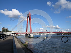 Rotterdam, Maas river, Netherlands