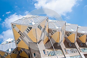 ROTTERDAM, Netherlands - May 9: Cube houses