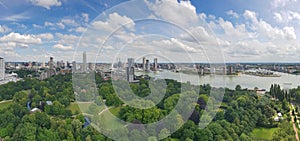 Rotterdam panorama view from Euromast tower