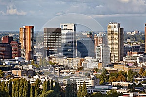 Rotterdam panoramic view