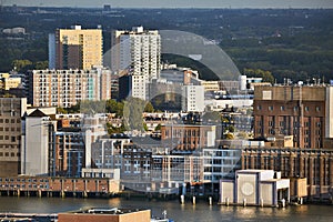 Rotterdam panoramic view