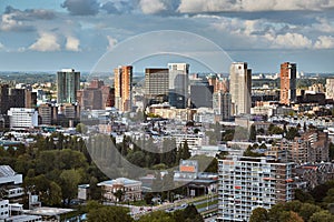 Rotterdam panoramic view