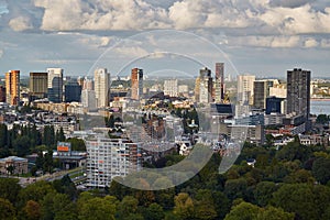 Rotterdam panoramic view