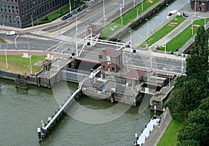 Rotterdam seen from above