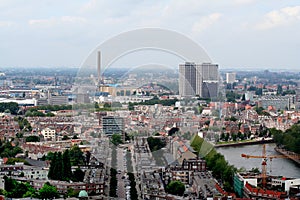 Rotterdam seen from above