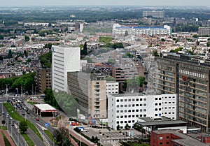 Rotterdam seen from above