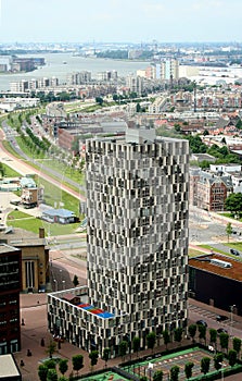 Rotterdam seen from above