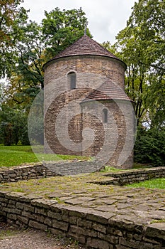 The rotunda in Cieszyn, Poland close-up photo