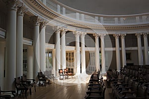 Rotunda Light Beams photo