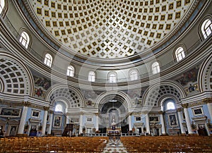 Rotunda of Mosta - church of Assumption of Our Lady. Mosta. Malta