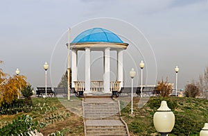 Rotunda in the park. Almaty