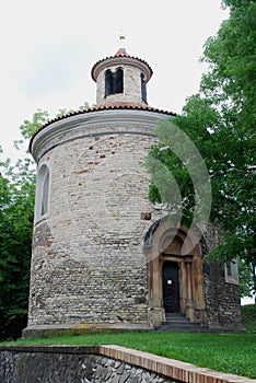 Rotunda of Saint Martin  Vysehrad  Prague  Czech Republic