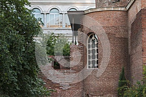 Rotunda Sveti Georgi or St George detail in Sofia, Bulgaria