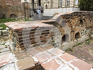 Rotunda Sveti Georgi or St George detail in Sofia, Bulgaria