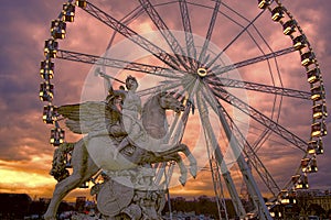 The Roue de Paris Ferris wheel, Paris, France