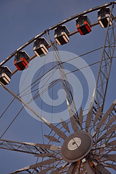 Roue de paris (ferry wheel) in Ghent, Christmas