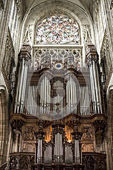 Rouen - Organ of Saint-Maclou church