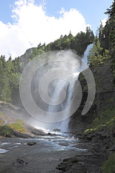 Rouget Cascade in the french Alps