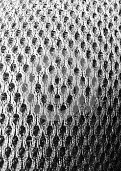 Rough abstract black and white mesh texture background