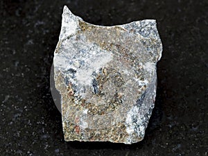 rough Andesite stone on dark background