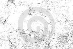 Rough black and white texture background. Distressed grunge overlay texture. Abstract monochrome textured effect Illustration