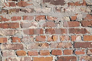 Rough brickwork