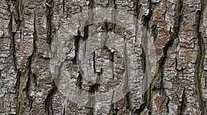 Rough brown tree bark texture close up background