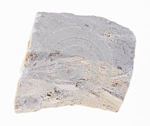 rough chemogenic limestone stone on white photo