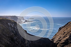 Rough cliffs along the vicentina coast