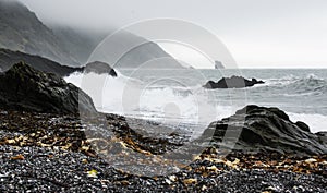 Rough coast of Cornwall