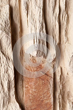 Rough concrete sand wall brick background